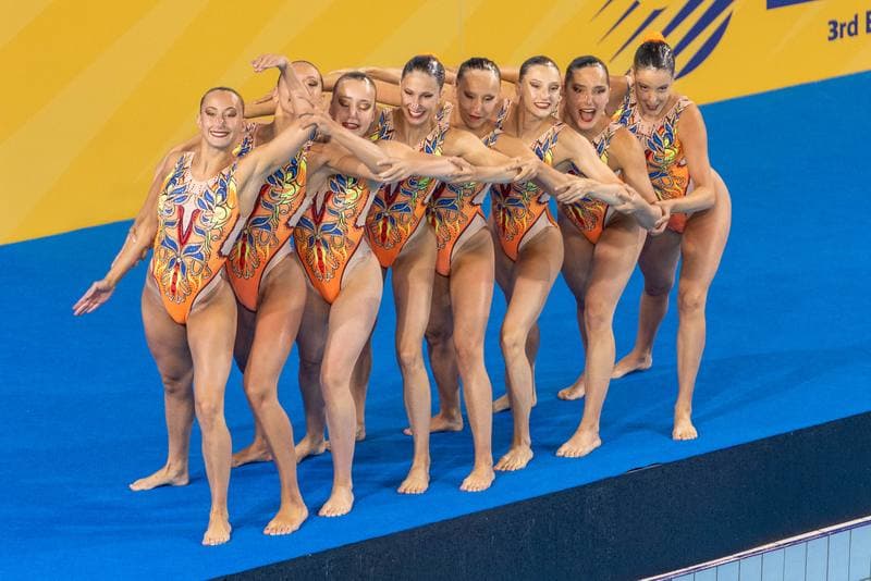 Artistic Swimming. European Games. Team Free Routine Combination. 23.06.2023