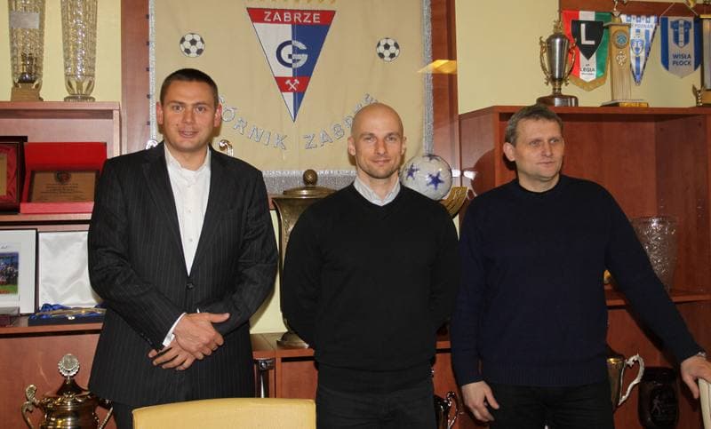 Football. Gornik Zabrze. Press Conference. 18.02.2011