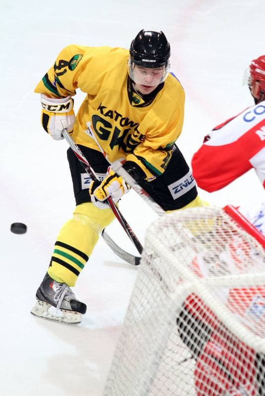 Ice Hockey. Polska Liga Hokeja na Lodzie. HC GKS Katowice - Comarch Cracovia Krakow. 02.10.2012