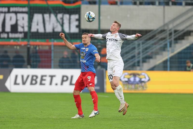 Football. PKO BP Ekstraklasa. Piast Gliwice - Zaglebie Lubin. 15.04.2024