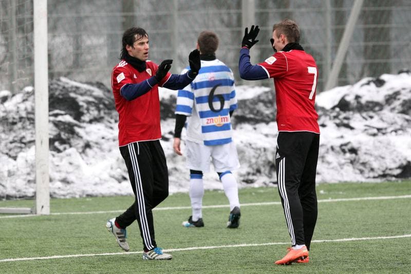 Football. Sparing. Piast Gliwice - 1 SC Znojmo. 18.02.2013