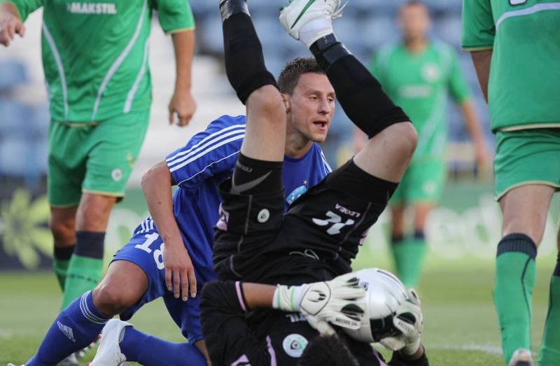 Football. Europa League. Ruch Chorzow - Metalurg Skopje. 19.07.2012