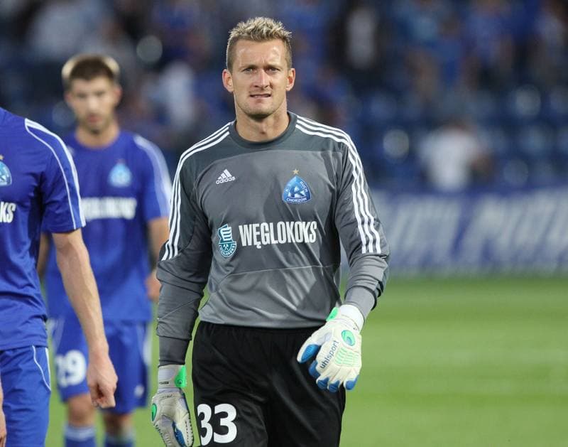 Football. Europa League. Ruch Chorzow - Metalurg Skopje. 19.07.2012