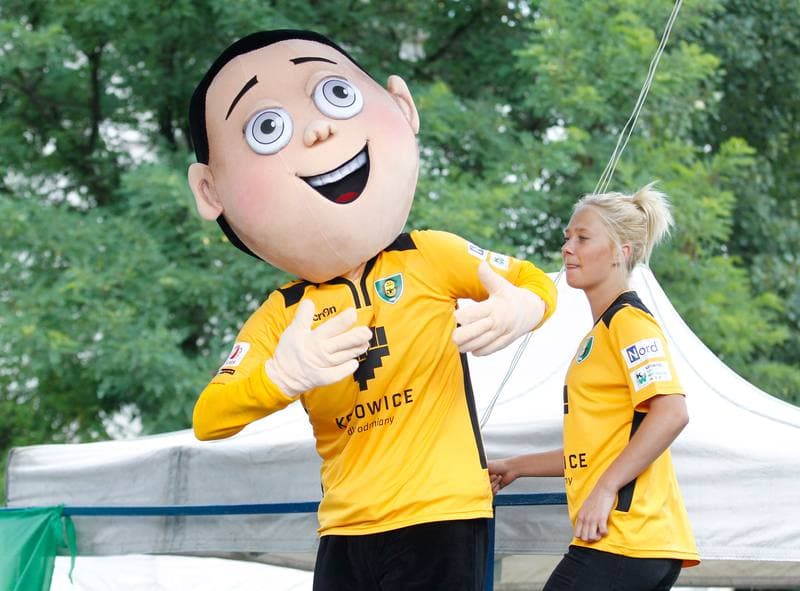 Football. GKS Katowice. Presentation. 26.07.2014