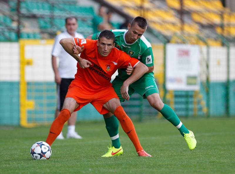 Football. Friendly Match. GKS Katowice - Puszcza Niepolomice. 26.07.2014