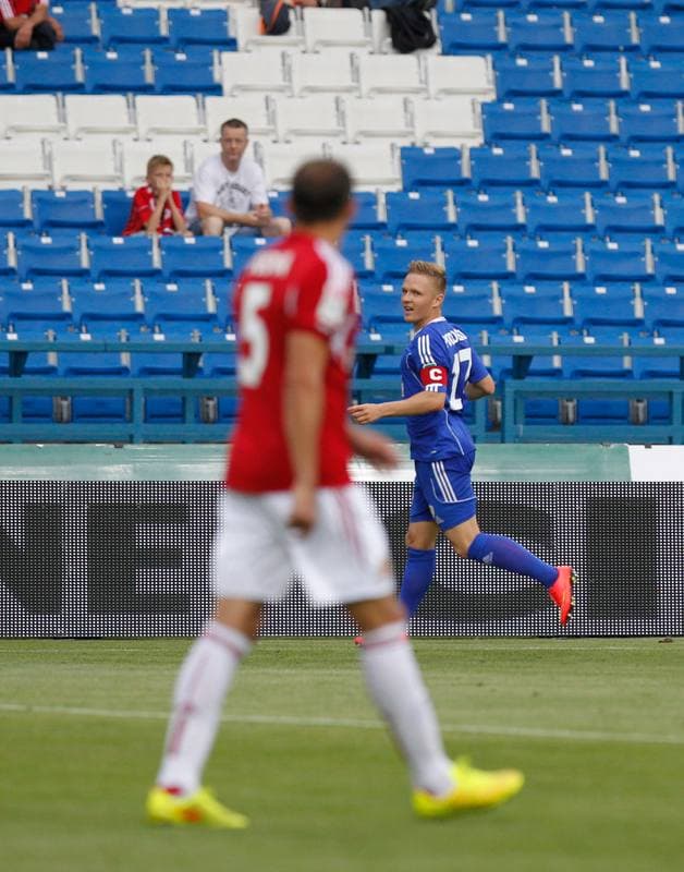 Football. T-Mobile Ekstraklasa. Wisla Krakow - Piast Gliwice. 28.07.2014