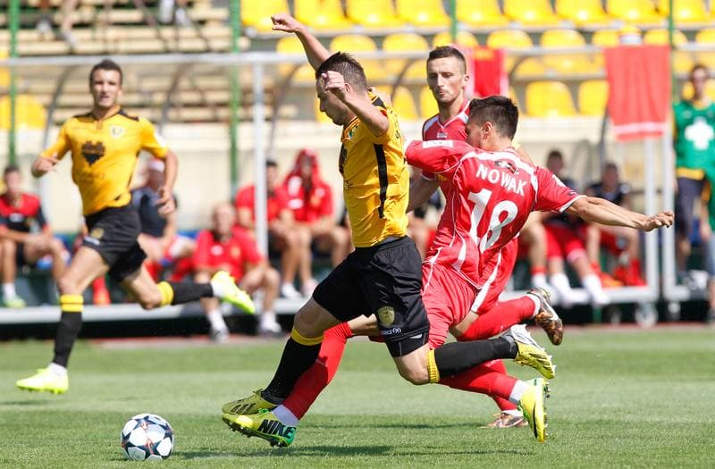Football. I Liga. GKS Katowice - Widzew Lodz. 02.08.2014