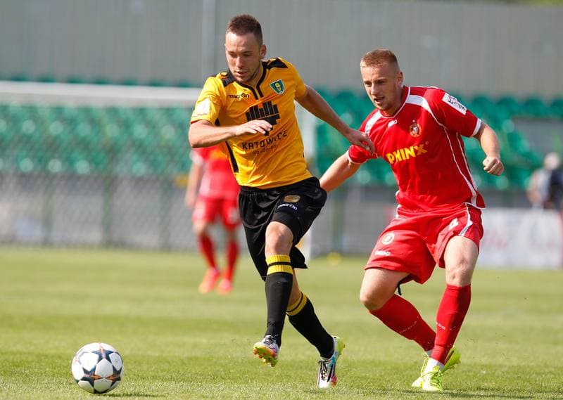 Football. I Liga. GKS Katowice - Widzew Lodz. 02.08.2014