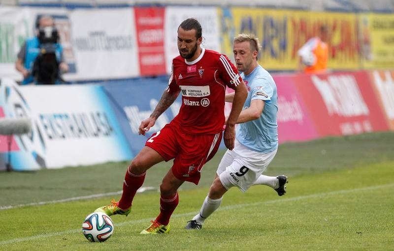 Football. T-Mobile Ekstraklasa. Gornik Zabrze - Cracovia Krakow. 21.07.2014