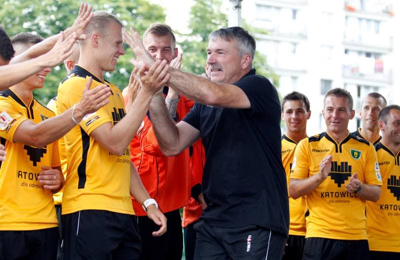 Football. GKS Katowice. Presentation. 26.07.2014