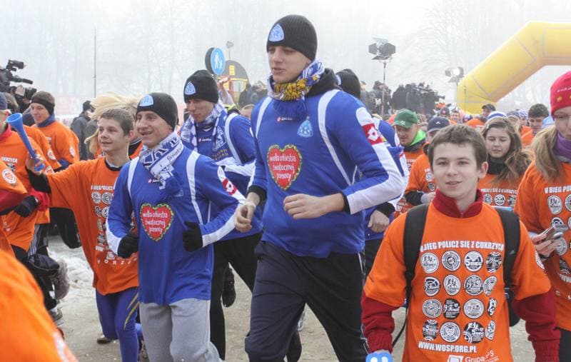 Athletics. Bieg "Policz sie z cukrzyca". Arkadiusz Piech - Mateusz Struski. 09.01.2011