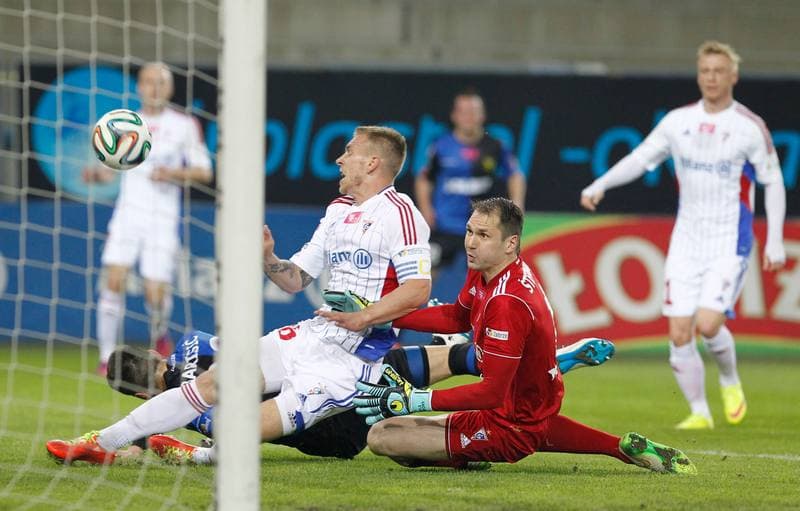 Football. T-Mobile Ekstraklasa. Gornik Zabrze - Zawisza Bydgoszcz. 29.04.2015
