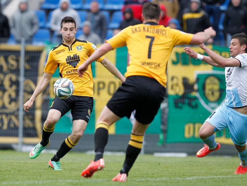 Football. I Liga. Stomil Olsztyn - GKS Katowice. 17.05.2015