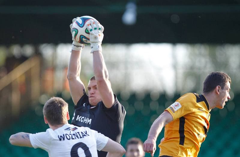 Football. I Liga. GKS Katowice - Zaglebie Lubin. 25.04.2015