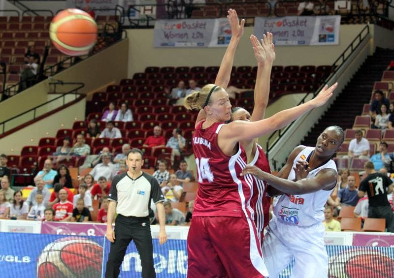 Basketball. Eurobasket Women 2011. Spain - Latvia. 24.06.2011