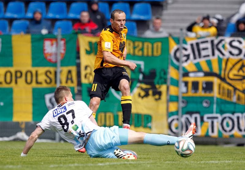 Football. I Liga. Stomil Olsztyn - GKS Katowice. 17.05.2015