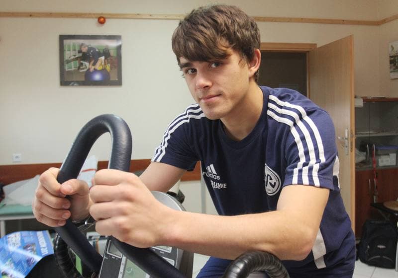 Football. Michael Wojcik. Training. 16.12.2011