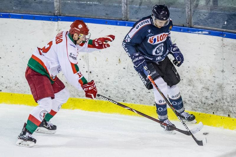 Ice Hockey. Polska Hokej Liga. Zaglebie Sosnowiec - Lotos PKH Gdansk. 22.09.2019