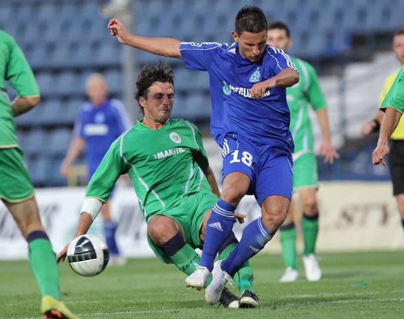 Football. Europa League. Ruch Chorzow - Metalurg Skopje. 19.07.2012