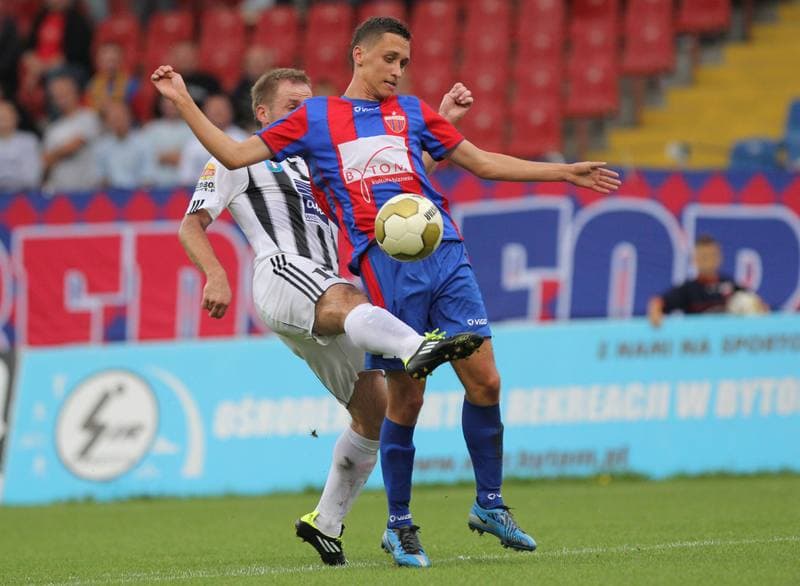 Football. I liga. Polonia Bytom - Sandecja Nowy Sacz. 26.08.2012
