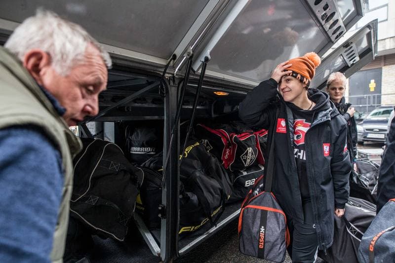Ice Hockey. Poland national team. Departure. 05.02.2020
