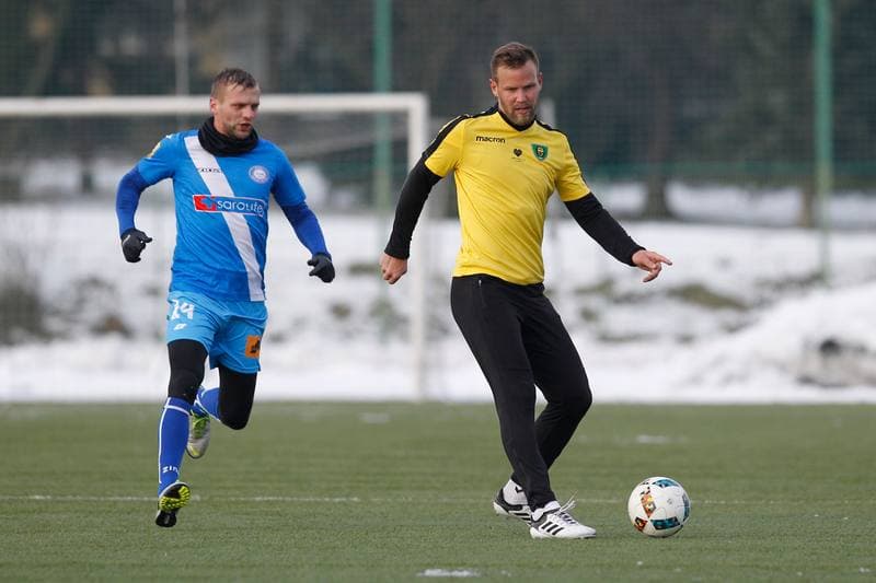 Football. Sparing. GKS Katowice - MFK Frydek-Mistek. 30.01.2019