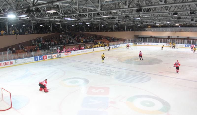 Ice Hockey. Polska Liga Hokeja na Lodzie. HC GKS Katowice - Comarch Cracovia Krakow. 02.10.2012