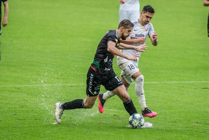 Football. Fortuna I Liga. GKS Tychy - Puszcza Niepolomice. 11.07.2020
