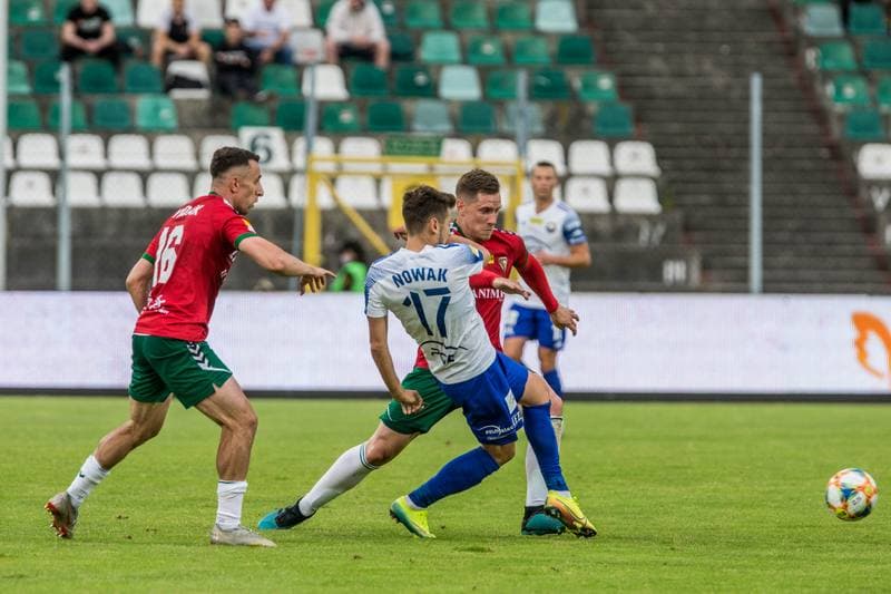 Football. Fortuna I Liga. Zaglebie Sosnowiec - Stal Mielec. 17.07.2020