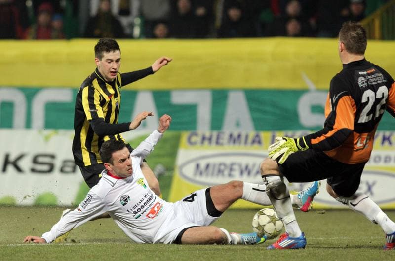 Football. I liga. GKS Katowice - Bogdanka Leczna. 30.03.2013