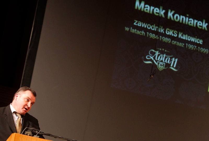 Football. GKS Katowice. Press Conference. 28.02.2014
