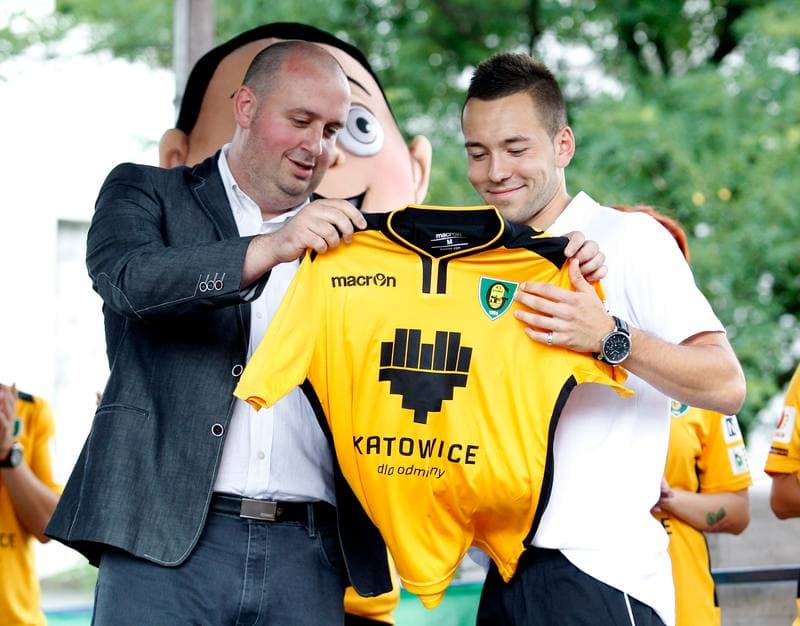 Football. GKS Katowice. Presentation. 26.07.2014