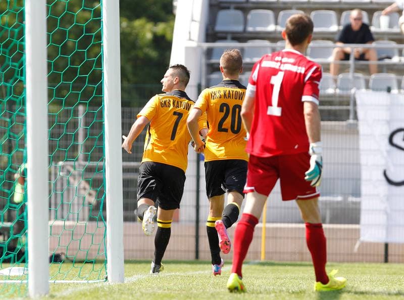 Football. I Liga. Miedz Legnica - GKS Katowice. 10.08.2014