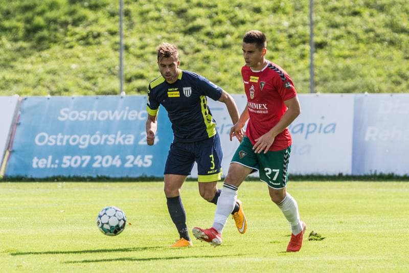 Football. Fortuna I Liga. Zaglebie Sosnowiec - Sandecja Nowy Sacz. 03.10.2020