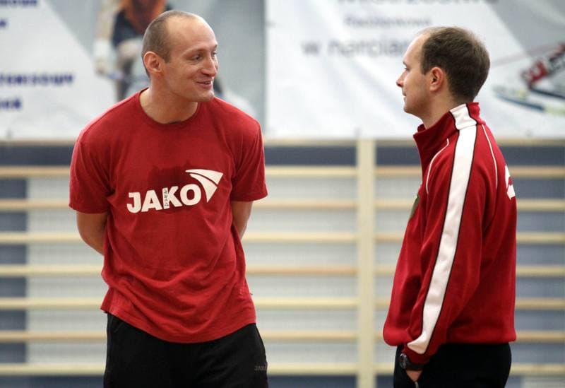 Football. Ruch Radzionkow. Training. 05.01.2011