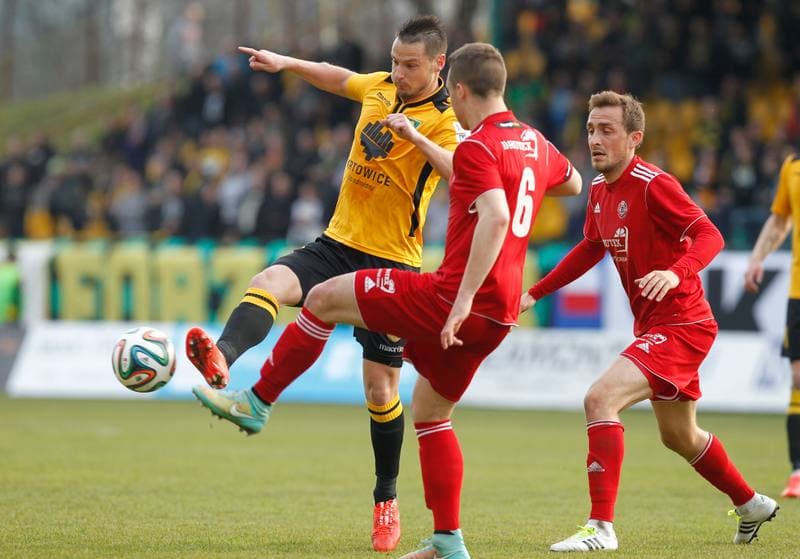 Football. I Liga. GKS Katowice - Bytovia Bytow. 11.04.2015