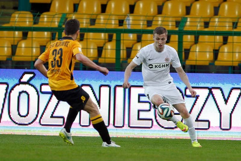 Football. I Liga. GKS Katowice - Zaglebie Lubin. 25.04.2015