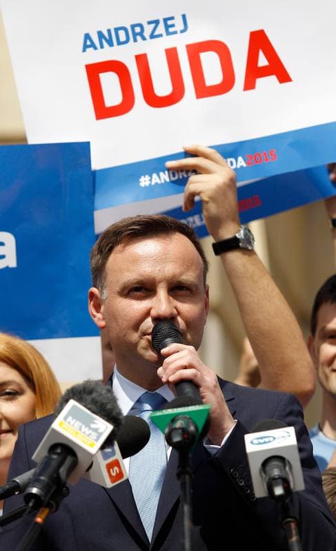 Andrzej Duda. Press Conference. 15.05.2015