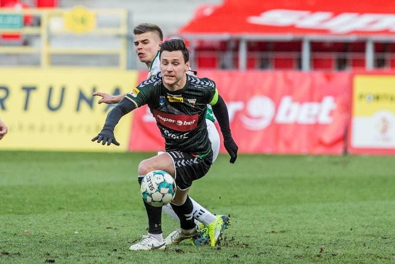Football. Fortuna I Liga. GKS Tychy - GKS Belchatow. 20.03.2021