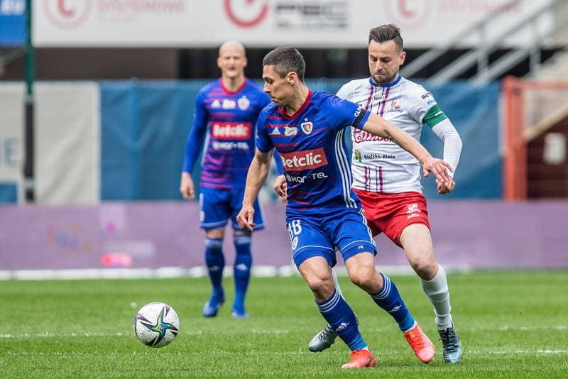 Football. PKO BP Ekstraklasa. Piast Gliwice - Podbeskidzie Bielsko-Biala. 03.05.2021