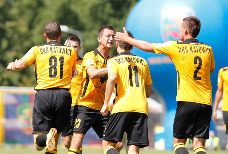 Football. I Liga. Miedz Legnica - GKS Katowice. 10.08.2014