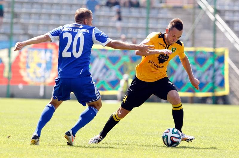 Football. I Liga. Miedz Legnica - GKS Katowice. 10.08.2014