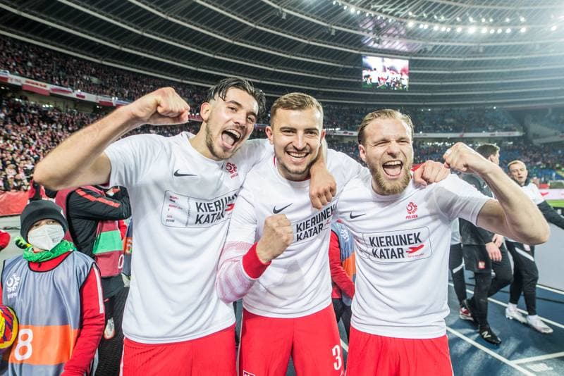 Football. FIFA World Cup Qualifiers. Poland - Sweden. 29.03.2022