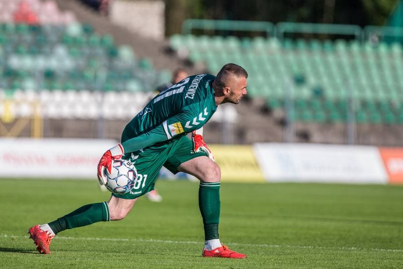 Football. Fortuna I Liga. Zaglebie Sosnowiec - Sandecja Nowy Sacz. 08.05.2022