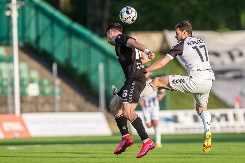 Football. Fortuna I Liga. Zaglebie Sosnowiec - Sandecja Nowy Sacz. 08.05.2022