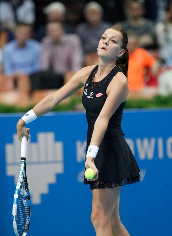 Tennis. Katowice Open. Agnieszka Radwanska - Klara Koukalova. 10.04.2015