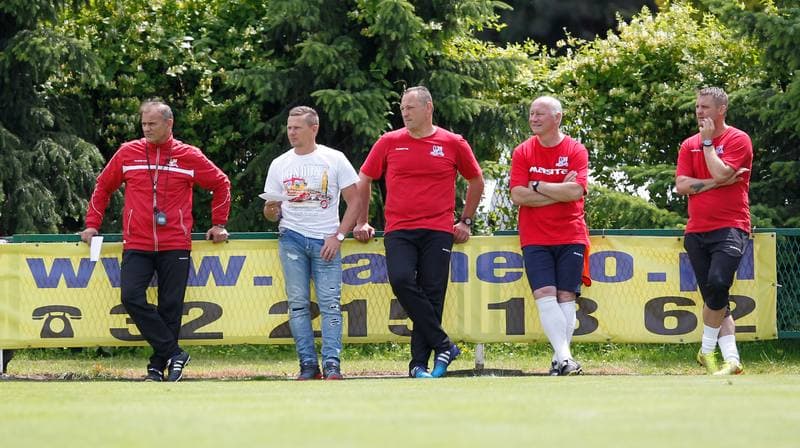 Football. Sparing. Podbeskidzie Bielsko Biala - LZS Piotrowka. 24.06.2015