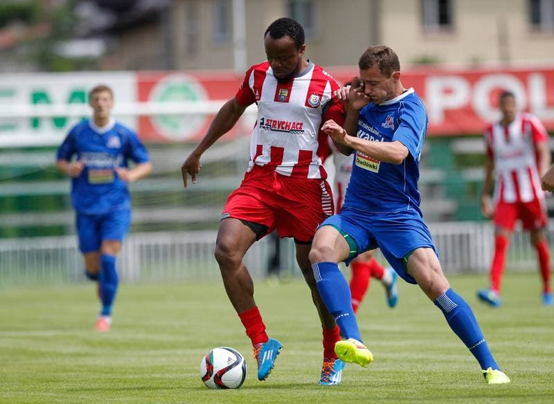 Football. Sparing. Podbeskidzie Bielsko Biala - LZS Piotrowka. 24.06.2015