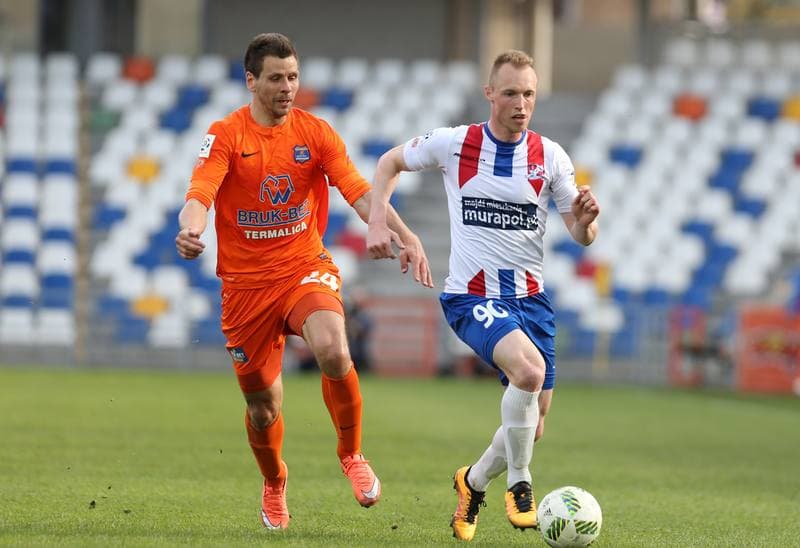 Football. Ekstraklasa. Podbeskidzie Bielsko-Biala - Termalica Bruk-Bet Nieciecza. 17.04.2016