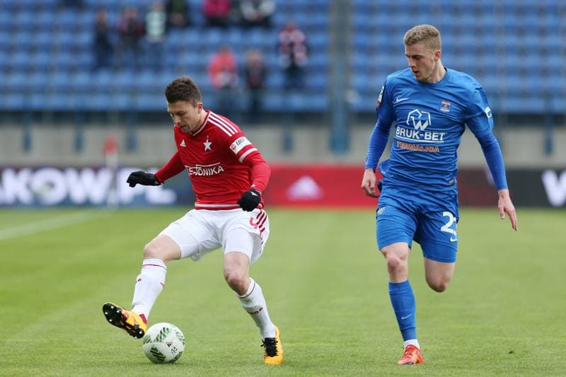 Football. Ekstraklasa. Wisla Krakow - Termalica Bruk-Bet Nieciecza. 25.04.2016